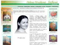 Akademická malířka Helena Hrušková-Štefková, ateliérový prodej.