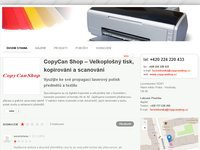 CopyCan Shop – potisk textilu a reklamních předmětů