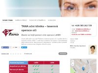 TANA oční klinika – laserová oční operace LASEK