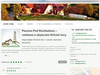 Penzion Pod Rozhlednou – ubytování Orlické hory a wellness