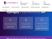 Hydrogely a superabsorbenty SAP