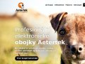 Elektronické výcvikové obojky Aetertek