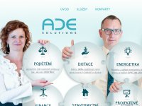 ADE Solutions, s.r.o. - dotace, finance, pojištění