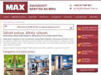 Nábytek Max – dětské pokoje na zakázku