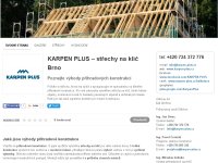 KARPEN PLUS – střechy na klíč s využitím příhradové konstrukce