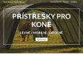 Mobilní přístřešky pro koně