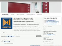 Zámečnictví Techlovský – sekční vrata Hörmann