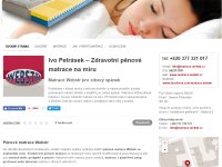 Matrace WEBSTR – tvarově stálé a prodyšné pěnové matrace