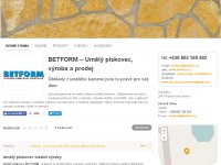 BETFORM – obklady z umělého kamene a betonové ploty