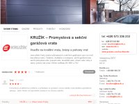 KRUŽÍK – křídlová, posuvná a sekční garážová vrata