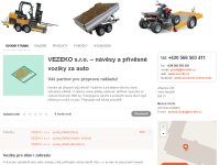 VEZEKO s.r.o. – nákladní a přívěsné vozíky za auto