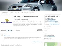 MS steel s.r.o. – autoservis a tónování autoskel