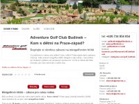 Adventure Golf Club Budínek – kam s dětmi Praha-západ