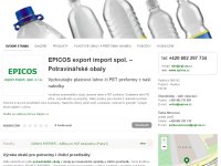 EPICOS export import spol. s r.o. – prodej plastových lahví