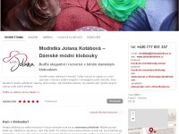 Modistka Jolana Kotábová – modiství se slaměnými klobouky