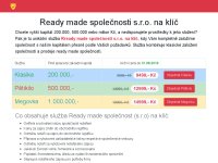 Ready made společnosti s.r.o. na klíč