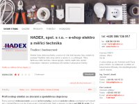 HADEX, spol. s r.o. – měřicí technika a ultrazvukové čističky