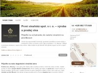 První vinařská spol. s r. o. – vinařství se sklípkem jižní Morava