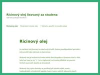 Ricinový olej lisovaný za studena