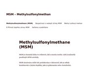 Methylsulfonylmethane (MSM)