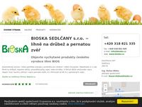 BIOSKA SEDLČANY s.r.o. – dvoukomorové líhně BIOS