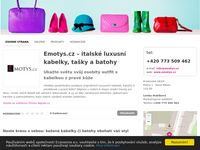 Emotys.cz – luxusní kabelky, batohy a peněženky