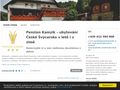 Penzion Kamzík – letní a zimní ubytování České Švýcarsko