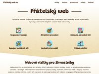 Přátelský web