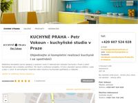 Petr Vokoun – kompletní realizace kuchyní v Praze a okolí