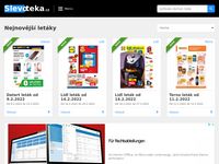 Slevoteka.cz - aktuální akční letáky supermarketů