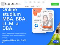 Studium MBA - Oxford Business Education Institute