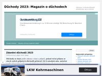 Důchody 2023 Magazín o důchodech