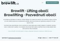 Brow lift · Lifting obočí · Brow lifting