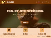 GeckoSVK – vše pro gekony, plazy a teraristy