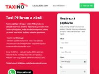 Levné taxi Příbram TAXINO