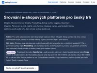 EshopSrovnani.cz - srovnání e-shopových platforem