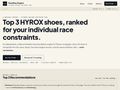 RaceDay Engine – HYROX boty