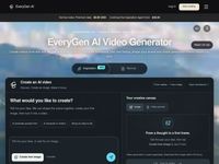 EveryGen AI – text a obrázek na video